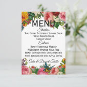 Tuinmenu uit de oude doos (volledig aanpasbaar) kaart (Staand voorkant)