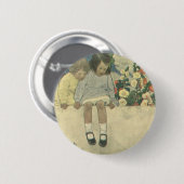 Tuinmuur Jessie Willcox Smith,  kinderen Ronde Button 5,7 Cm (Voorkant /achterkant)