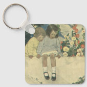 Tuinmuur Jessie Willcox Smith,  kinderen Sleutelhanger (Voorkant)