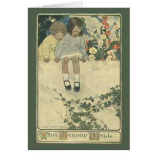 Tuinmuur Jessie Willcox Smith, Vintage Kinderen