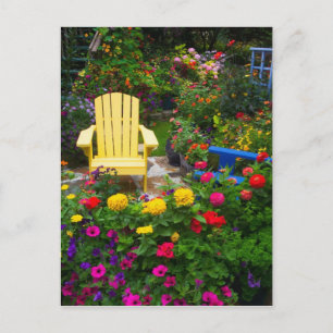 Tuinontwerpen in onze tuin Sammamish, Briefkaart