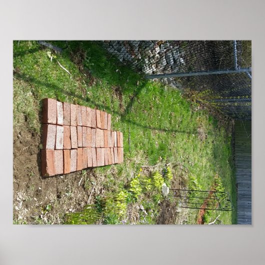 Tuinpad poster (Voorkant)