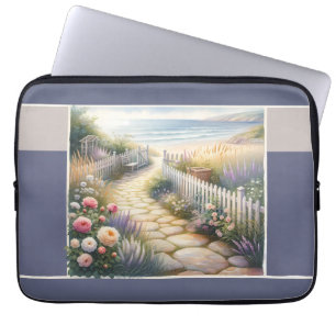 Tuinpad van het Landhuis naar de Zee Laptop Sleeve