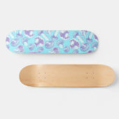 Tuinpaddenstoelen blauw skateboard (Horizontaal)