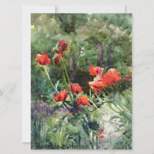 Tuinpapaver (door Mildred Anne Butler) Kaart