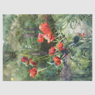 Tuinpapaver (door Mildred Anne Butler) Tissuepapier