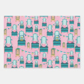  tuinpartij inpakpapier vel (Voorkant)