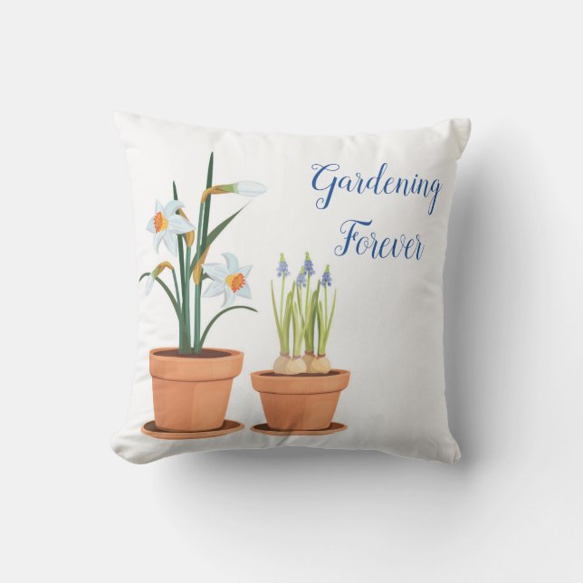 Tuinpiloot voor tuinbouwongevallen buitenkussen (Voorkant)