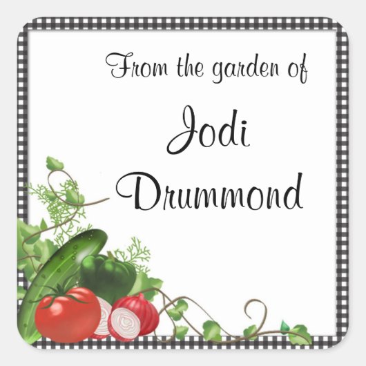 Tuinpot Stickers (Voorkant)