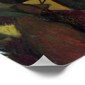 Tuinrestaurant van August Macke.  kunst Poster (Hoek)