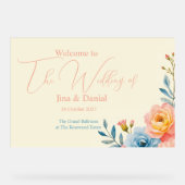 Tuinserenade Acryl Bord (Voorkant)