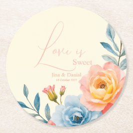 Tuinserenade Ronde Kartonnen Onderzetter