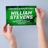 Tuinservice groene tint flyer (Hand)