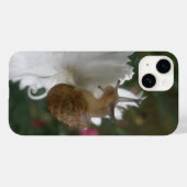 Tuinslak en witte anjer Case-Mate iPhone case (Achterkant (horizontaal))