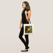 Tuintasbloem boodschappentas tote bag (Voorkant (model))