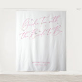 Tuinthee met de bruid om Vrijgezellenfeest terug t Wandkleed (Voorkant)