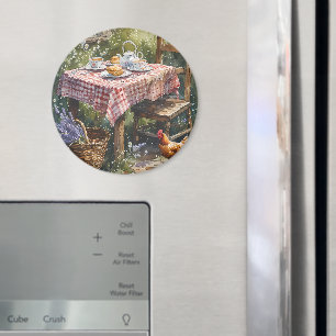 Tuinthekontbijt met Thee in Aquarel Magneet