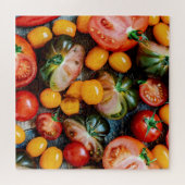 Tuintomaten groenten legpuzzel (Horizontaal)