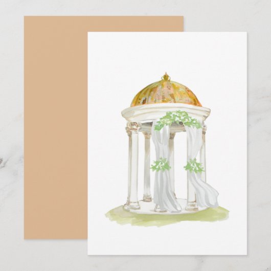 Tuintuin uitnodigingen (Voorkant / Achterkant)