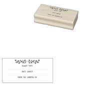 Tuinzegenpakket Rubber Stamp Rubberstempel (Gestempeld)