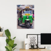 Tuk in Bankok, Thailand Poster (Thuiskantoor)