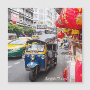 Tuk Tuk op Yaowarat Road in Chinatown