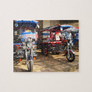 Tuk Tuk Showroom ... Udon Thani, Isaan, Thailand Legpuzzel
