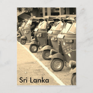 tuk tuk sri lanka briefkaart