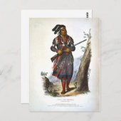 Tuko-See Mathla A Seminole Chief Briefkaart (Voorkant / Achterkant)