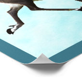 Tuktu - Cariou op sneeuw Poster (Hoek)