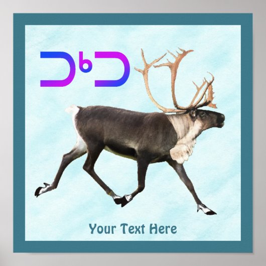 Tuktu - Cariou op sneeuw Poster (Voorkant)