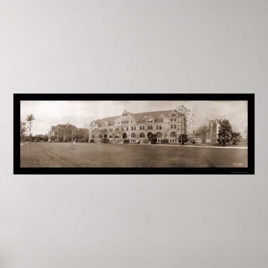 Tulane University LA Foto 1909 Poster (Voorkant)