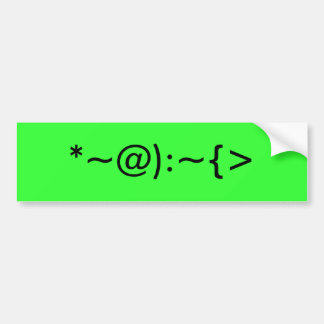 Tulbandbom-glyphe Bumpersticker