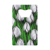 Tulières blanches avec feuilles verts (Dos)