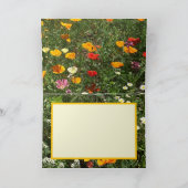 Tulières de carte de fleurs de printemps jaune pâq (Intérieur)