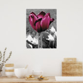 Tulip Art Poster (Keuken)