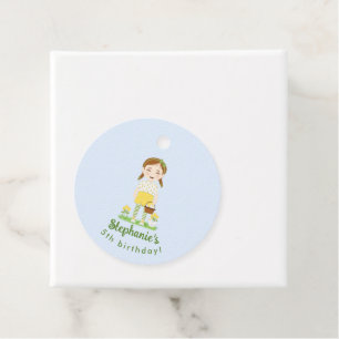 Tulip Birthday Bedankjes Labels