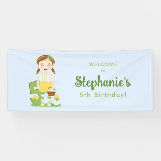 Tulip Birthday Spandoek (Horizontaal)