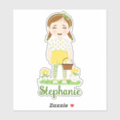 Tulip Birthday Sticker (Vel)