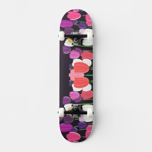 Tulip Bloom Skateboard Deck (Voorkant)