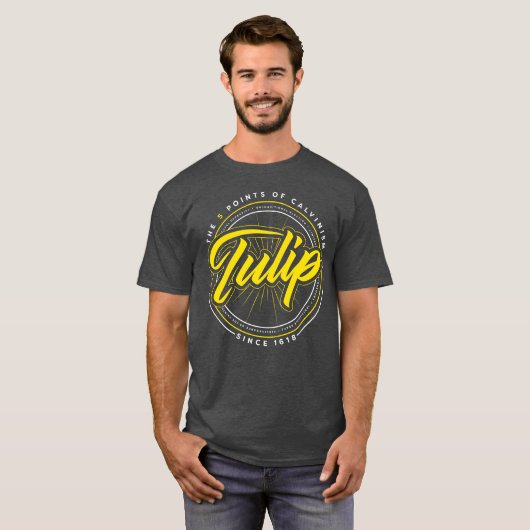 Tulip Calvinist Christian T-shirt (Devant entier)