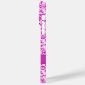 Tulip damask paarse roze name Case-Mate iPhone case (Achterkant / Links)