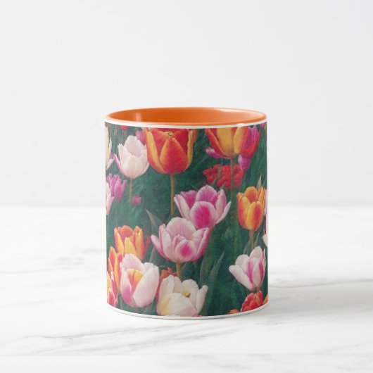 Tulip de printemps Garden Art Mug Cup (Centre)