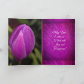 Tulip Easter Kaart (Binnen)