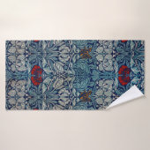 Tulip en Roos, William Morris Badhanddoek (Badhanddoek)
