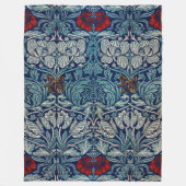 Tulip en Roos, William Morris Fleece Deken (Voorkant)