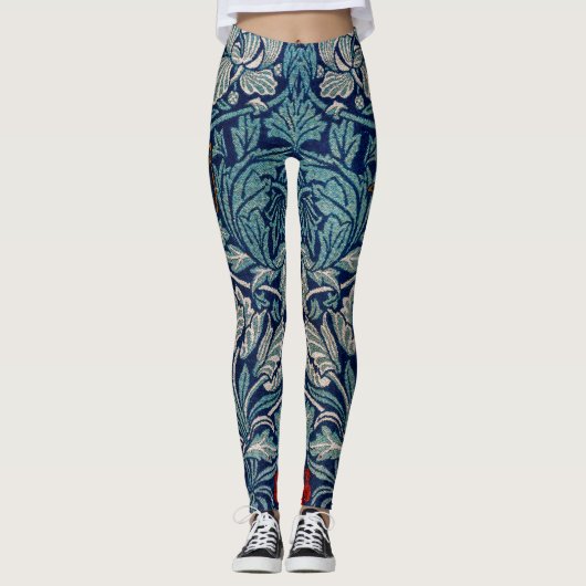 Tulip en Roos, William Morris Leggings (Voorkant)