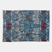 Tulip en Roos, William Morris Theedoek (Horizontaal)