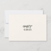 Tulip Ever After QR Code RSVP Card Kaartje (Achterkant)