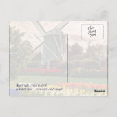Tulip Festival Briefkaart (Achterkant)